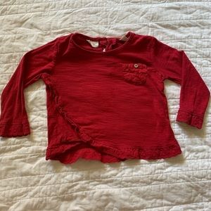 Zara baby girl long sleeve top